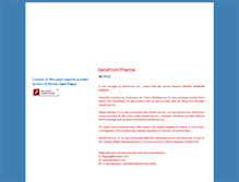 Tablet Screenshot of genefront.com